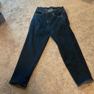 Stevie High Rise unCuffed Straight Leg Jeans
Vintage Indigo Selvedge size 12